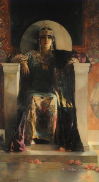 Jean Joseph Benjamín Constant Painting - La Emperatriz Theodora Jean Joseph Benjamin Constant Orientalista